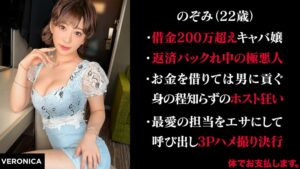 有金全てをホストに貢ぐキャバ嬢 (仮)のぞみ