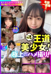 一番ヌケる王道美少女!極上のハメ撮り!かな美白Fカップ/ララ21歳