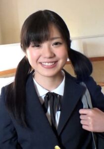 黒髪ツインテール美○女とホテルで制服コスプレSEX!制服着衣SEXに感度倍増!興奮度MAX!