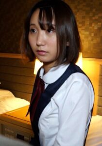 黒髪ショートカットの清楚系美○女をナンパしてホテルで個撮テイで制服コスプレハメ撮りSEX!